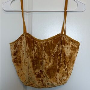 Velvet Gold Cami Top